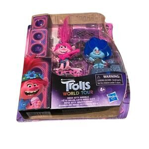 Trolls World Tour Rock City Bobble Head 2 Figurines‎  New